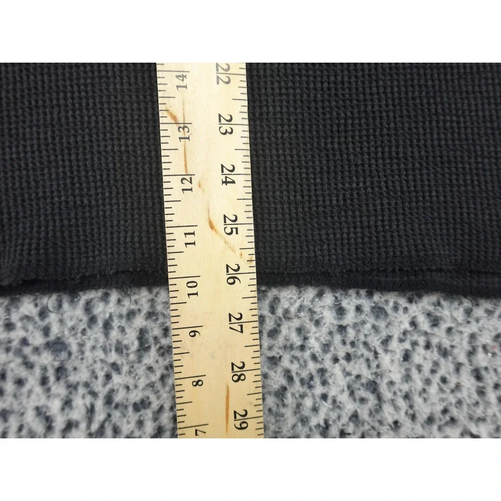 Lucky Brand Thermal Shirt Mens Medium Black Waffle Knit Long Sleeve